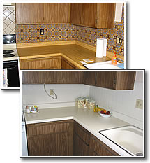Counter refinishing by Miracle Method