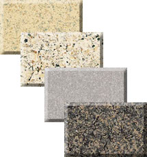 Realistic stone finish
