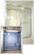 Fiberglass tubs and showers