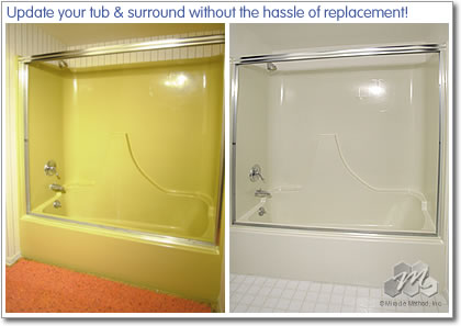 fiberglass bathtub refinishing Bathroom Refinishing