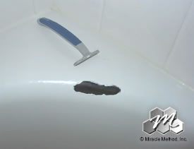 Before Miracle Method fixed the chip.