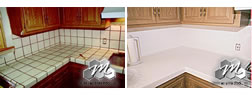 Countertop and backsplash