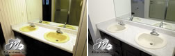 Double vanity makeover