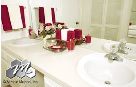 After double sink vanity makeover