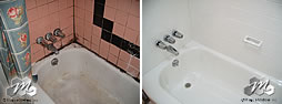 Complete tub and tile refinish