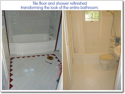 Bathroom Floor Tile Ideas on Tile Floors     What Is The Process To Refinish A Bathroom Tile Floor