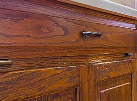 Cabinet Refinishing - Before Transformation