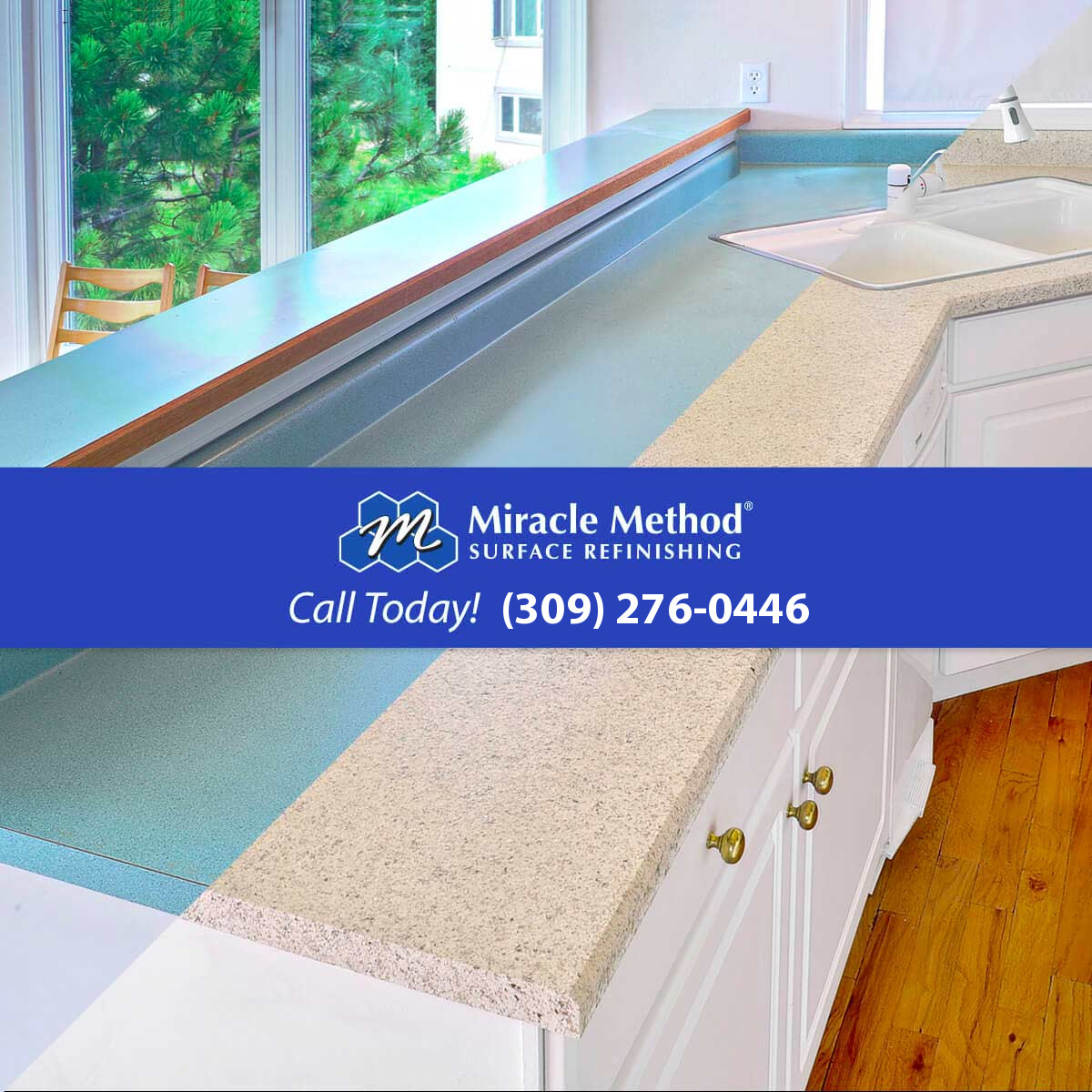 Countertop Refinishing In Mackinaw Il Miracle Method Of Central