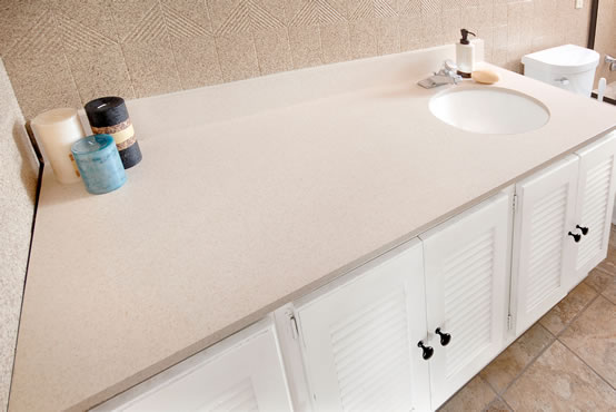 How to remove stains from cultured marble vanity tops