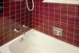 Refinishing Ceramic Tile In My Bathroom Before And After Youtube