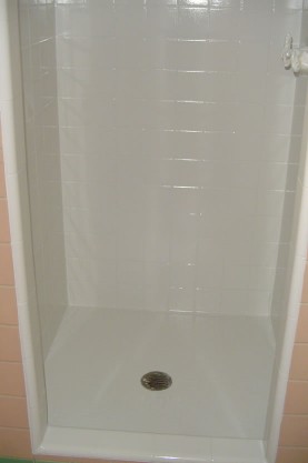 Tile Shower Pan Refinishing, Refinish Bathroom Tile