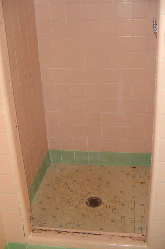 Tile Shower Shower Pan Refinishing